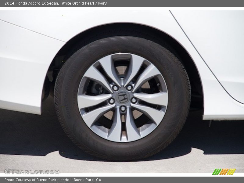 White Orchid Pearl / Ivory 2014 Honda Accord LX Sedan