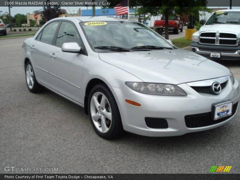Glacier Silver Metallic / Gray 2006 Mazda MAZDA6 s Sedan