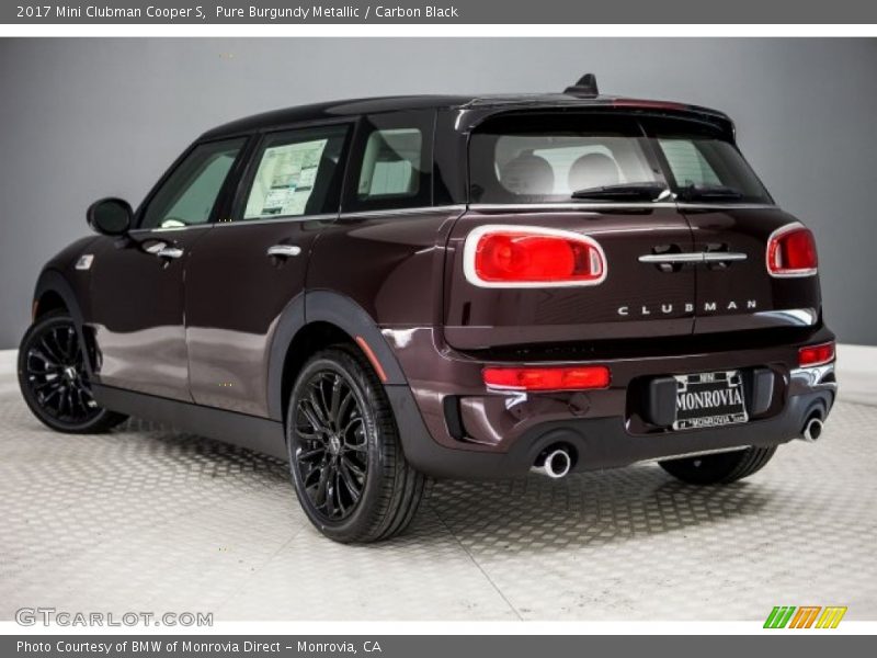 Pure Burgundy Metallic / Carbon Black 2017 Mini Clubman Cooper S