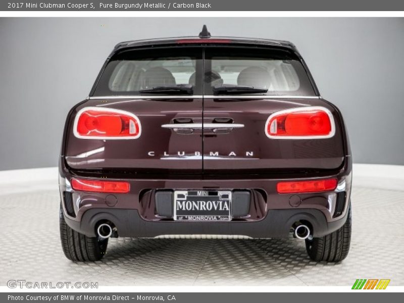 Pure Burgundy Metallic / Carbon Black 2017 Mini Clubman Cooper S