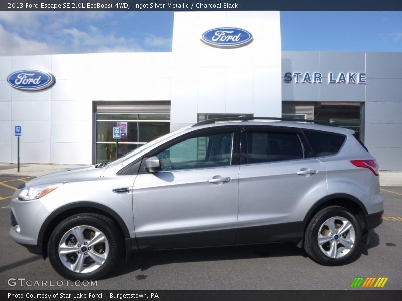 Ingot Silver Metallic / Charcoal Black 2013 Ford Escape SE 2.0L EcoBoost 4WD