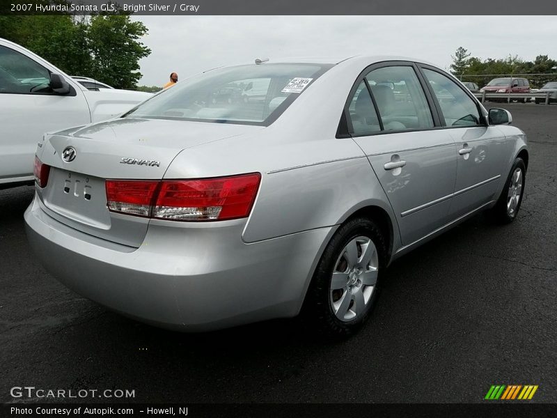 Bright Silver / Gray 2007 Hyundai Sonata GLS