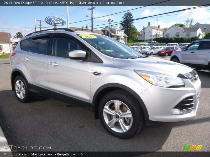 Ingot Silver Metallic / Charcoal Black 2013 Ford Escape SE 2.0L EcoBoost 4WD
