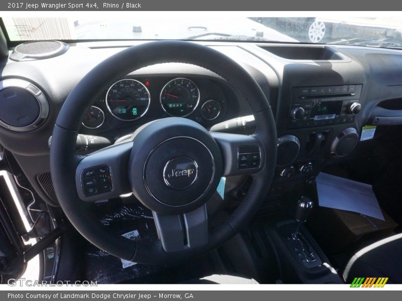 Rhino / Black 2017 Jeep Wrangler Sport 4x4