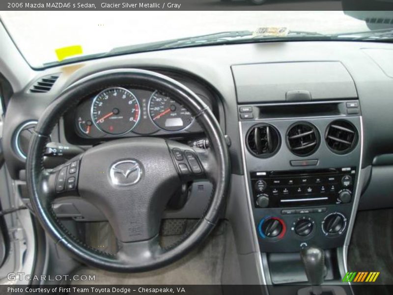 Glacier Silver Metallic / Gray 2006 Mazda MAZDA6 s Sedan