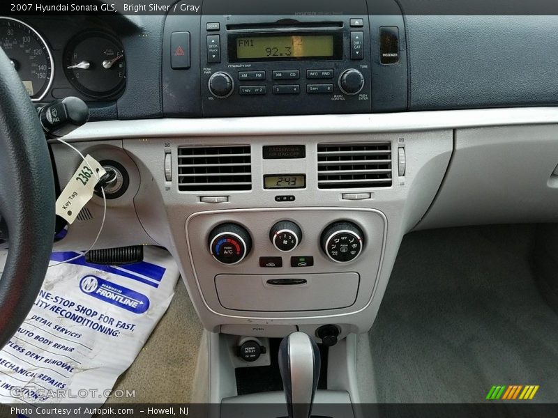 Bright Silver / Gray 2007 Hyundai Sonata GLS