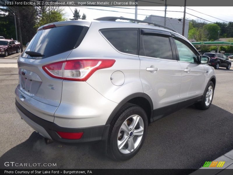 Ingot Silver Metallic / Charcoal Black 2013 Ford Escape SE 2.0L EcoBoost 4WD