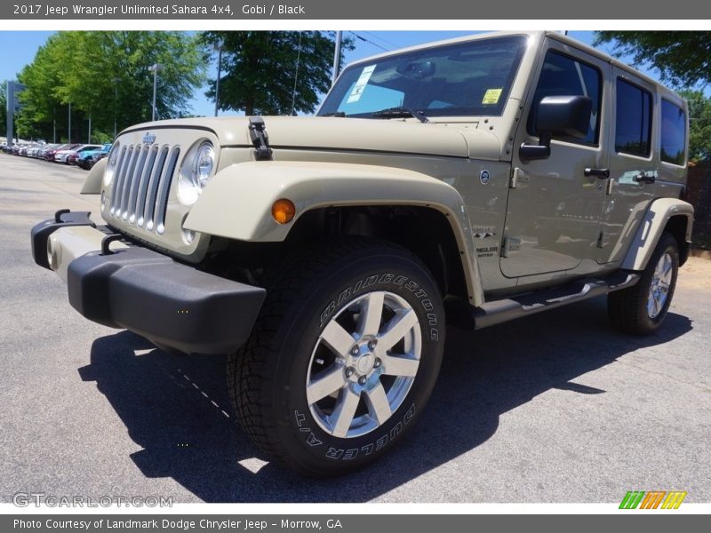 Gobi / Black 2017 Jeep Wrangler Unlimited Sahara 4x4