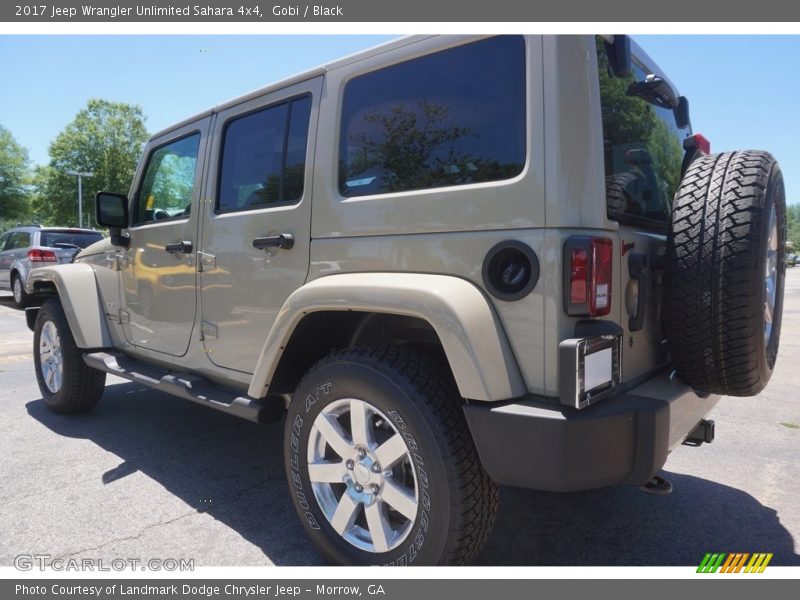 Gobi / Black 2017 Jeep Wrangler Unlimited Sahara 4x4