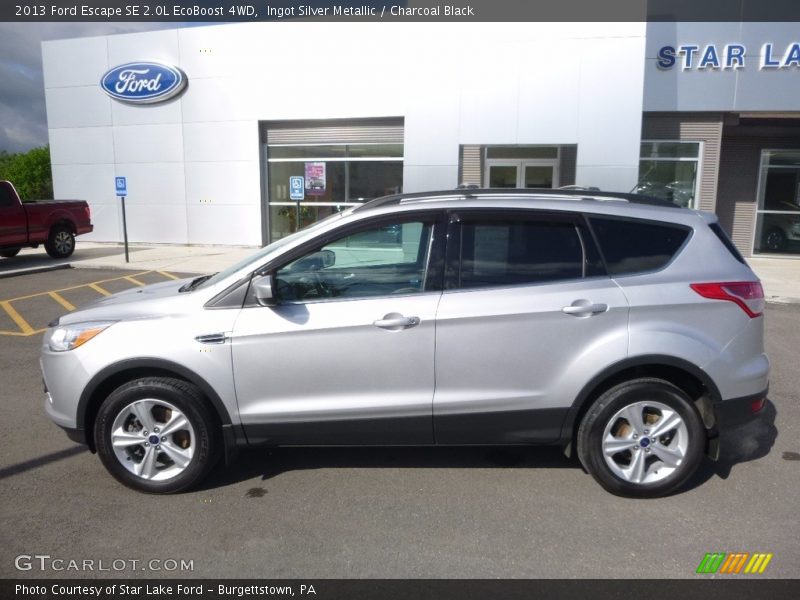 Ingot Silver Metallic / Charcoal Black 2013 Ford Escape SE 2.0L EcoBoost 4WD