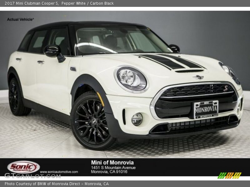 Pepper White / Carbon Black 2017 Mini Clubman Cooper S