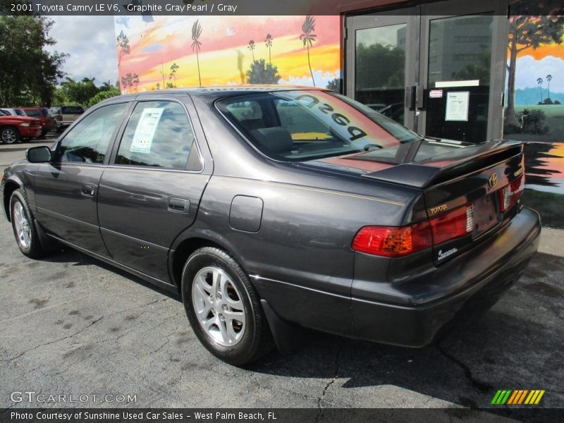 Graphite Gray Pearl / Gray 2001 Toyota Camry LE V6