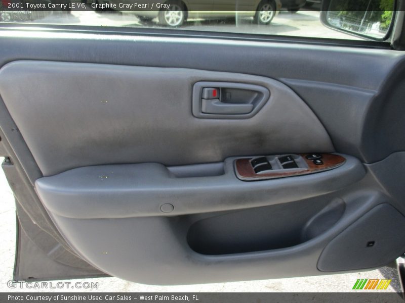 Graphite Gray Pearl / Gray 2001 Toyota Camry LE V6