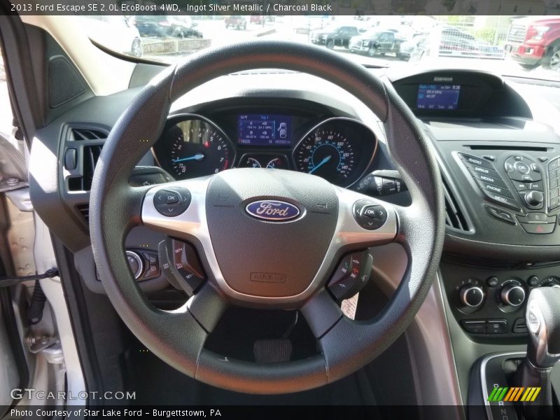 Ingot Silver Metallic / Charcoal Black 2013 Ford Escape SE 2.0L EcoBoost 4WD