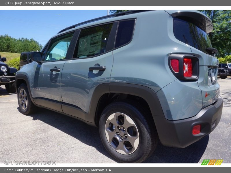 Anvil / Black 2017 Jeep Renegade Sport