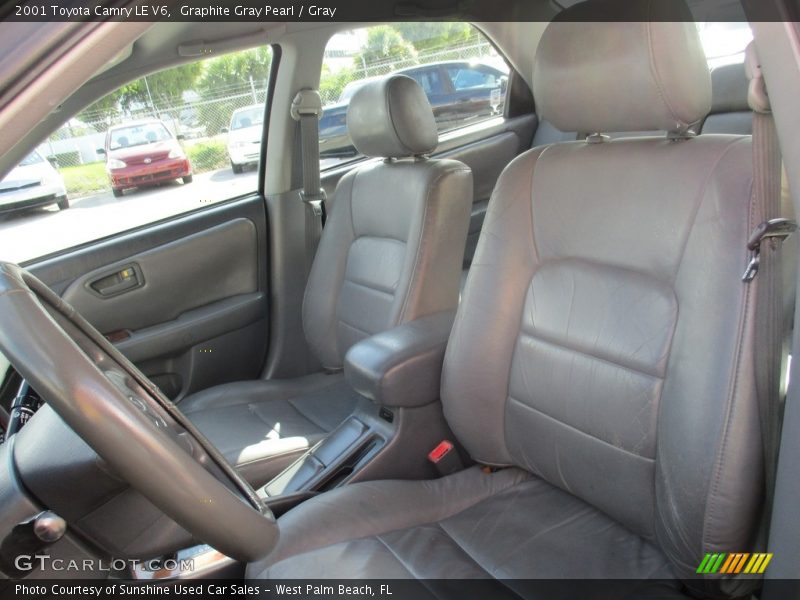Graphite Gray Pearl / Gray 2001 Toyota Camry LE V6