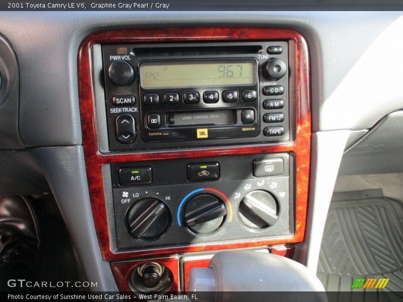Graphite Gray Pearl / Gray 2001 Toyota Camry LE V6