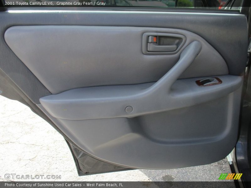 Graphite Gray Pearl / Gray 2001 Toyota Camry LE V6