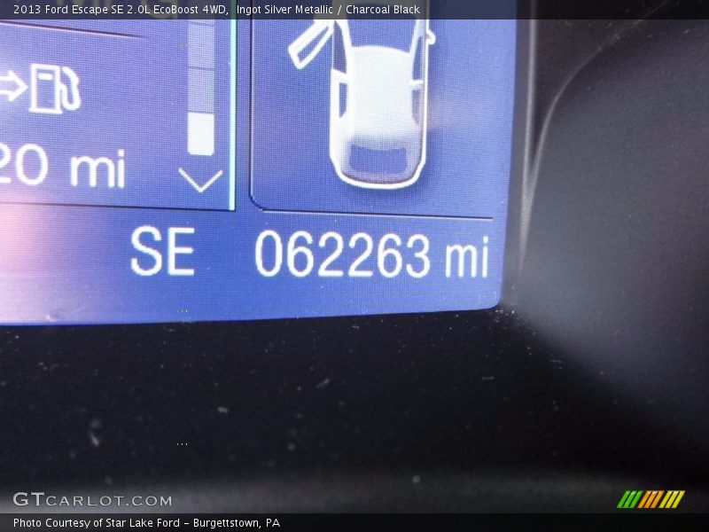 Ingot Silver Metallic / Charcoal Black 2013 Ford Escape SE 2.0L EcoBoost 4WD