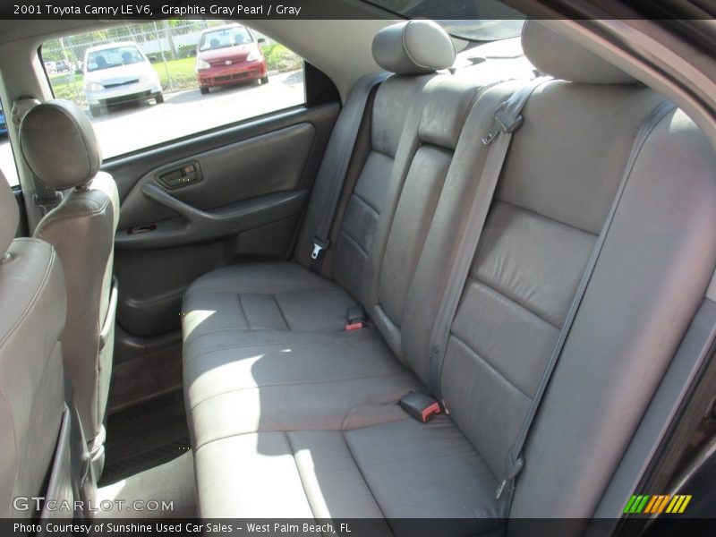 Graphite Gray Pearl / Gray 2001 Toyota Camry LE V6