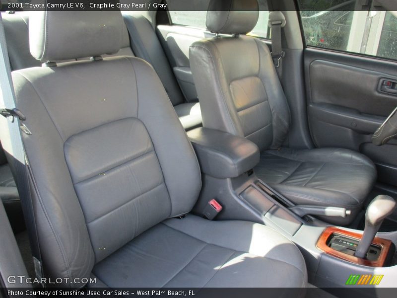 Graphite Gray Pearl / Gray 2001 Toyota Camry LE V6