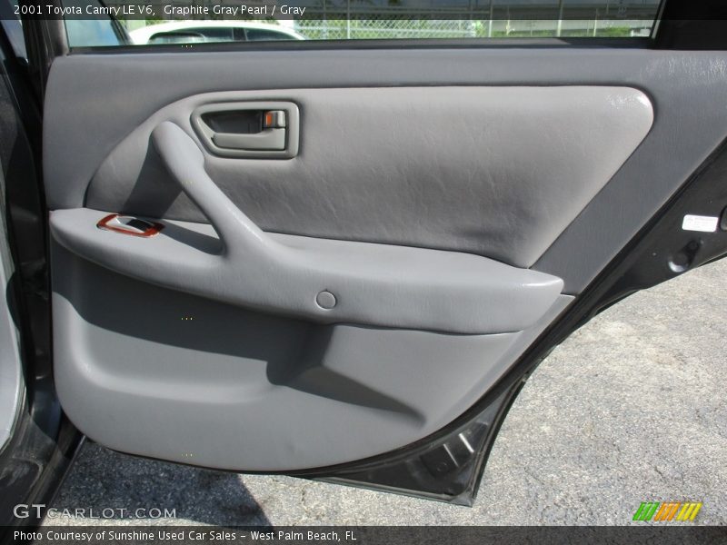 Graphite Gray Pearl / Gray 2001 Toyota Camry LE V6