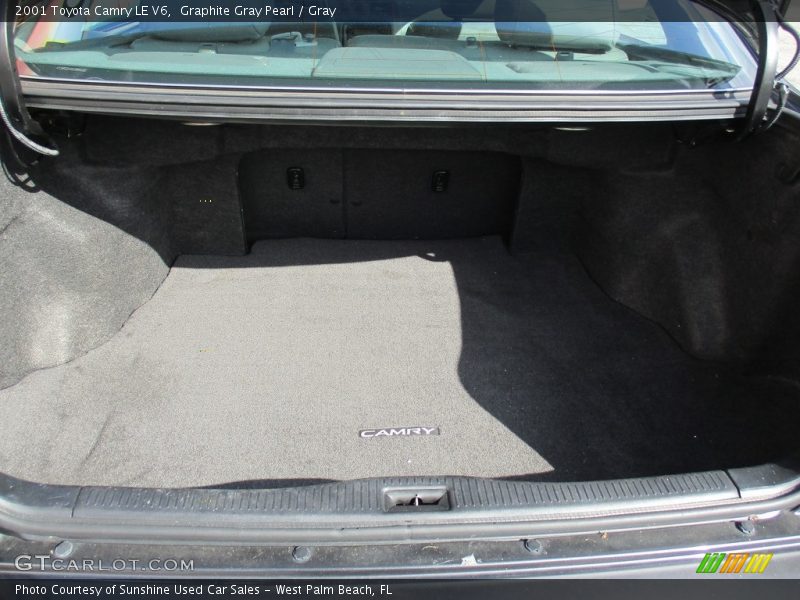 Graphite Gray Pearl / Gray 2001 Toyota Camry LE V6