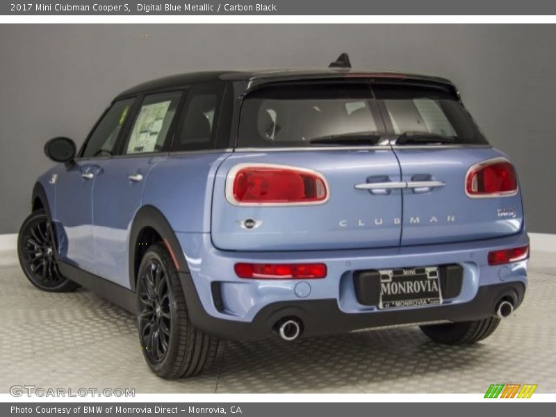 Digital Blue Metallic / Carbon Black 2017 Mini Clubman Cooper S