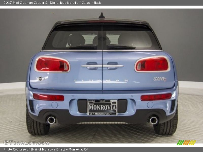 Digital Blue Metallic / Carbon Black 2017 Mini Clubman Cooper S