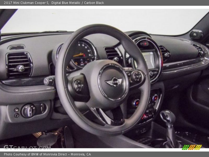 Digital Blue Metallic / Carbon Black 2017 Mini Clubman Cooper S