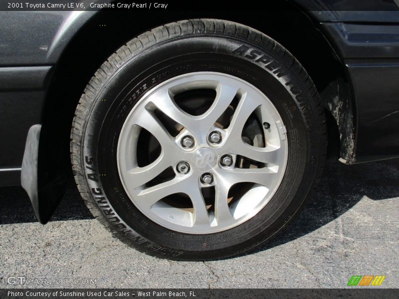 Graphite Gray Pearl / Gray 2001 Toyota Camry LE V6