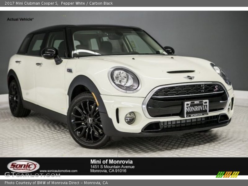 Pepper White / Carbon Black 2017 Mini Clubman Cooper S