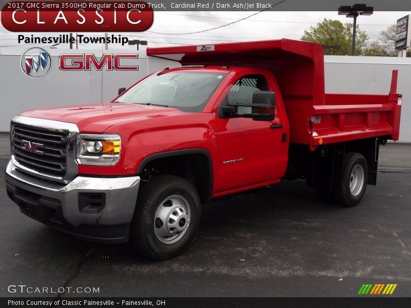 Cardinal Red / Dark Ash/Jet Black 2017 GMC Sierra 3500HD Regular Cab Dump Truck