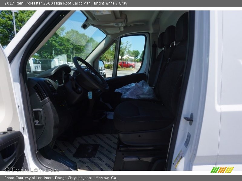 Bright White / Gray 2017 Ram ProMaster 3500 High Roof Cargo Van