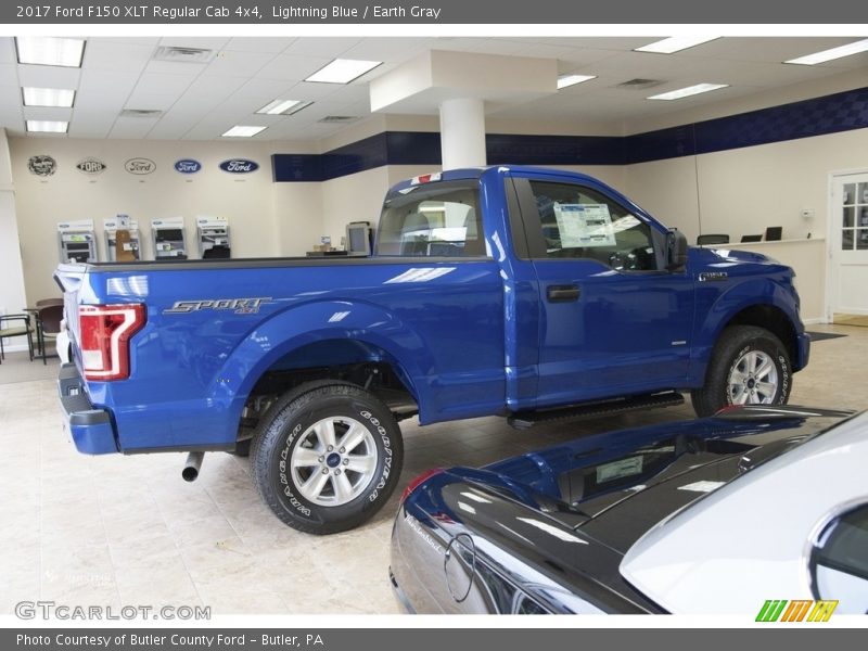Lightning Blue / Earth Gray 2017 Ford F150 XLT Regular Cab 4x4