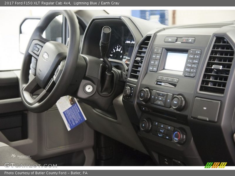 Lightning Blue / Earth Gray 2017 Ford F150 XLT Regular Cab 4x4