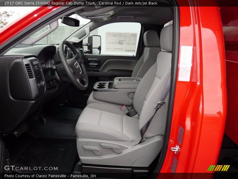  2017 Sierra 3500HD Regular Cab Dump Truck Dark Ash/Jet Black Interior