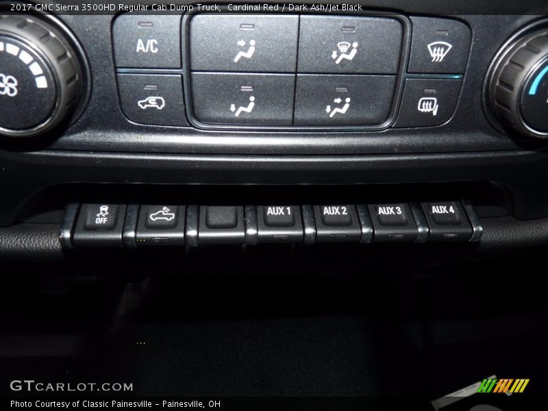 Controls of 2017 Sierra 3500HD Regular Cab Dump Truck