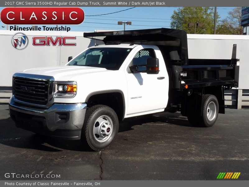 Summit White / Dark Ash/Jet Black 2017 GMC Sierra 3500HD Regular Cab Dump Truck