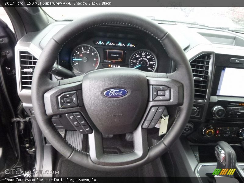 Shadow Black / Black 2017 Ford F150 XLT SuperCrew 4x4