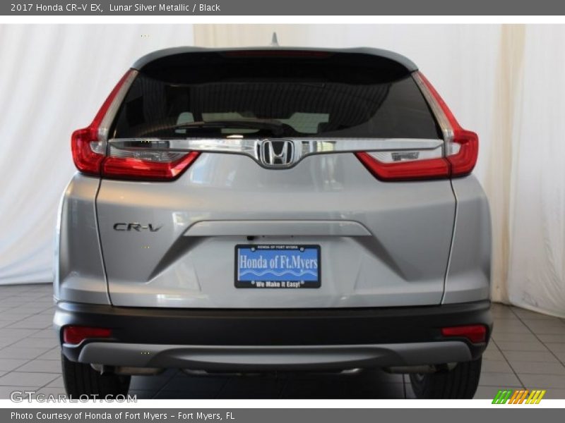 Lunar Silver Metallic / Black 2017 Honda CR-V EX