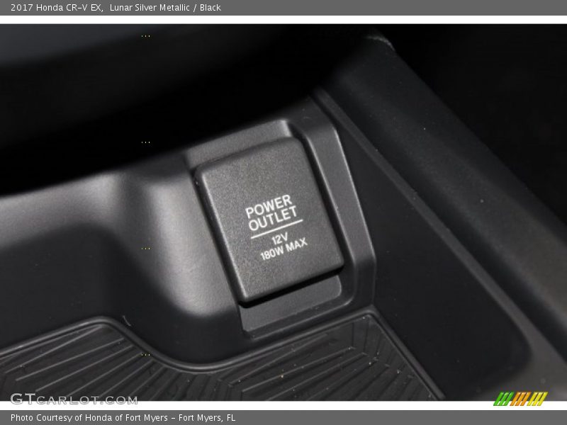 Lunar Silver Metallic / Black 2017 Honda CR-V EX