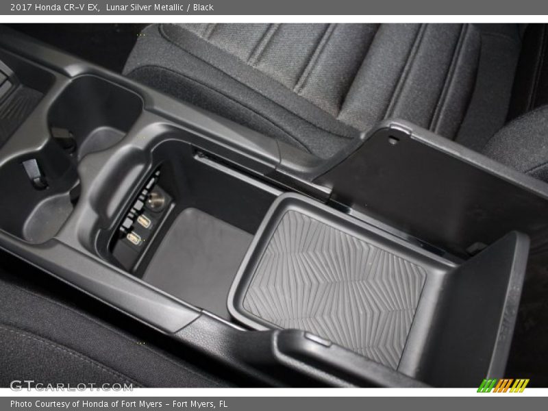 Lunar Silver Metallic / Black 2017 Honda CR-V EX