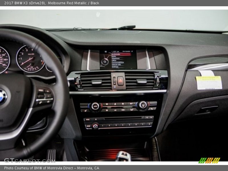 Melbourne Red Metallic / Black 2017 BMW X3 sDrive28i