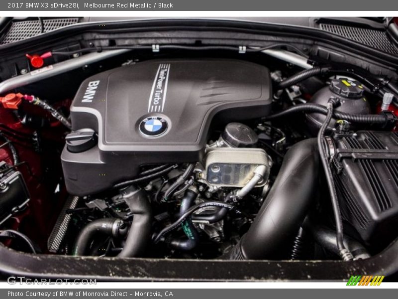  2017 X3 sDrive28i Engine - 2.0 Liter TwinPower Turbocharged DI DOHC 16-Valve VVT 4 Cylinder
