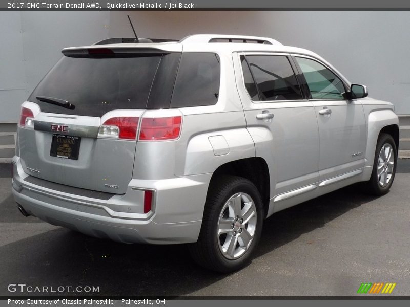 Quicksilver Metallic / Jet Black 2017 GMC Terrain Denali AWD