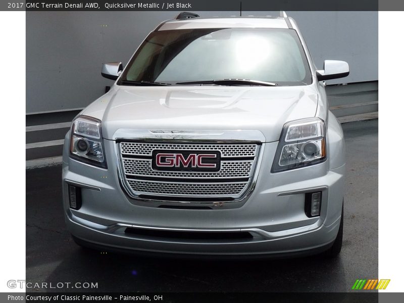 Quicksilver Metallic / Jet Black 2017 GMC Terrain Denali AWD