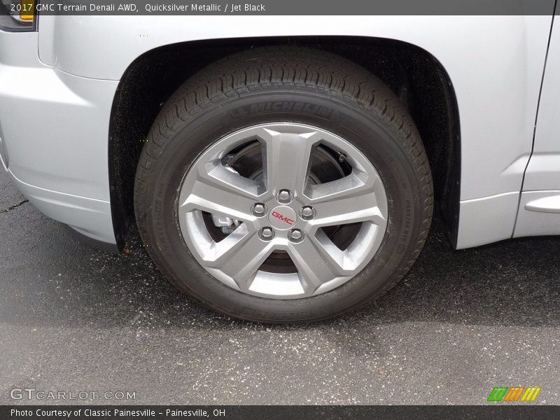 Quicksilver Metallic / Jet Black 2017 GMC Terrain Denali AWD