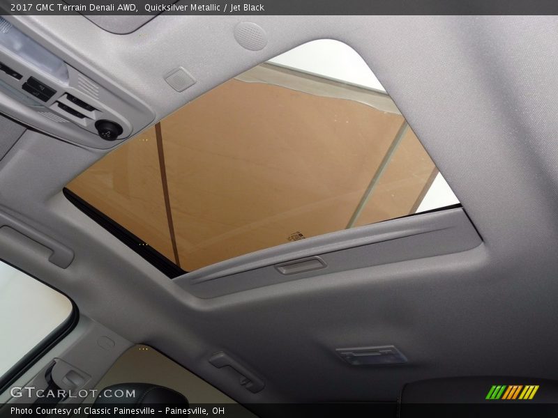 Quicksilver Metallic / Jet Black 2017 GMC Terrain Denali AWD