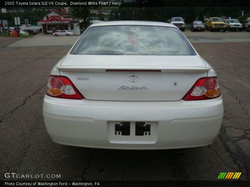 Diamond White Pearl / Ivory 2002 Toyota Solara SLE V6 Coupe